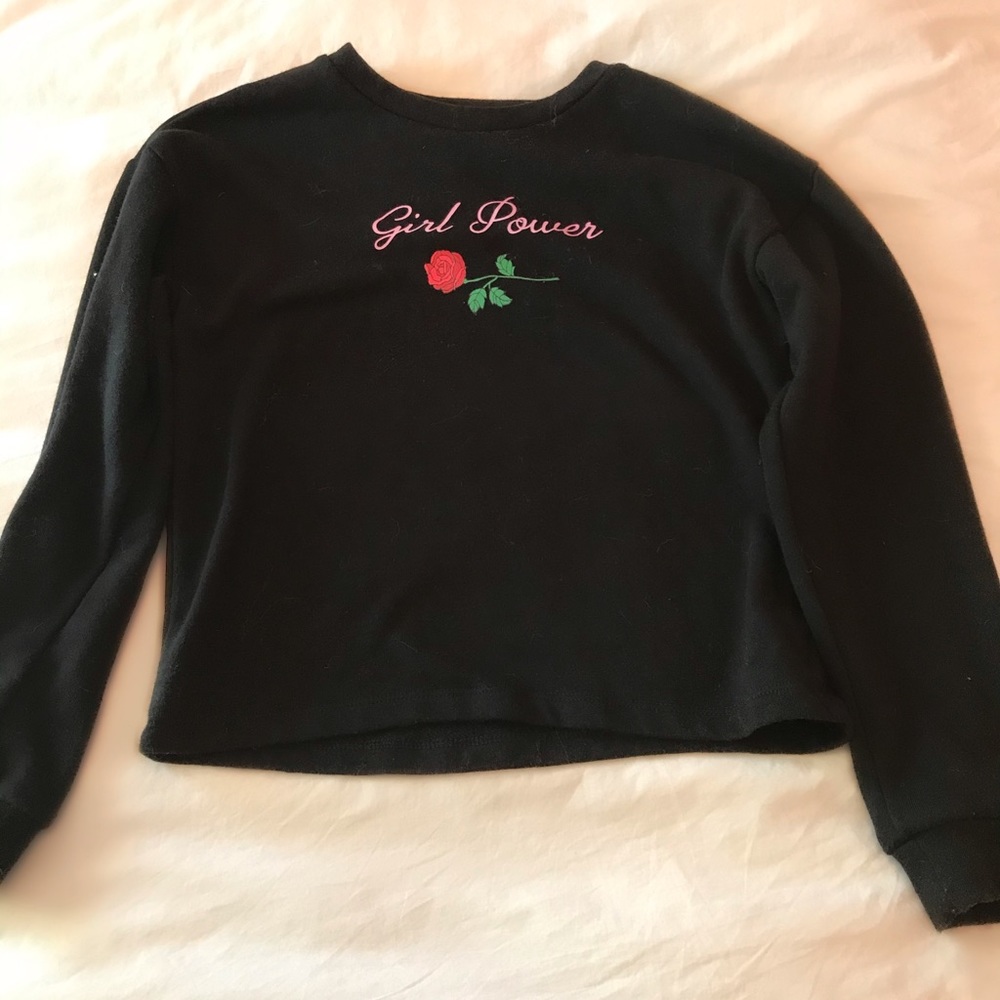 Long Sleeve Girl Power sweat-shirt from Forever 21